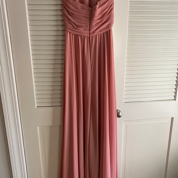 Amsale rose strapless dress - Picture 2 of 5